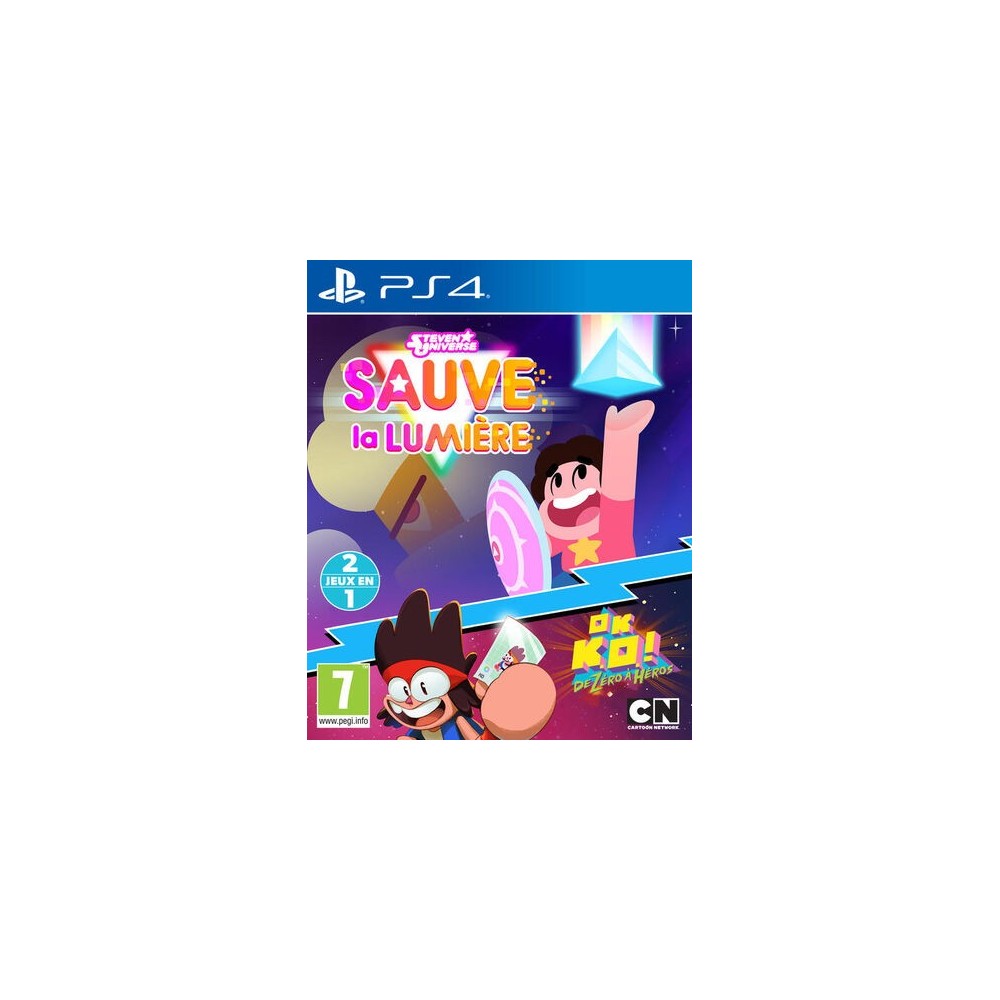 STEVEN UNIVERSE SAUVE LA LUMIERE / OK K.O PS4 FR NEW