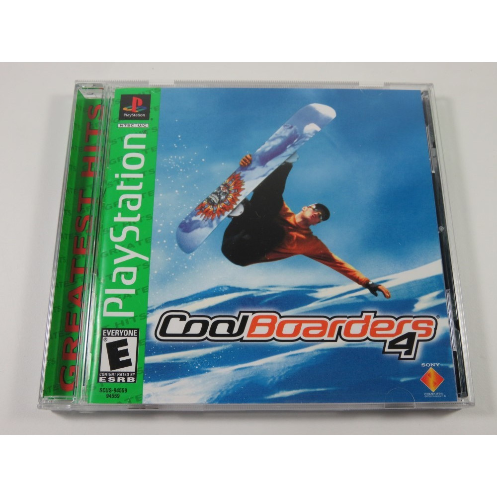 COOL BOARDERS 4 PLAYSTATION 1 GREATEST HITS (PS1) NTSC-USA (COMPLETE - NEAR MINT)