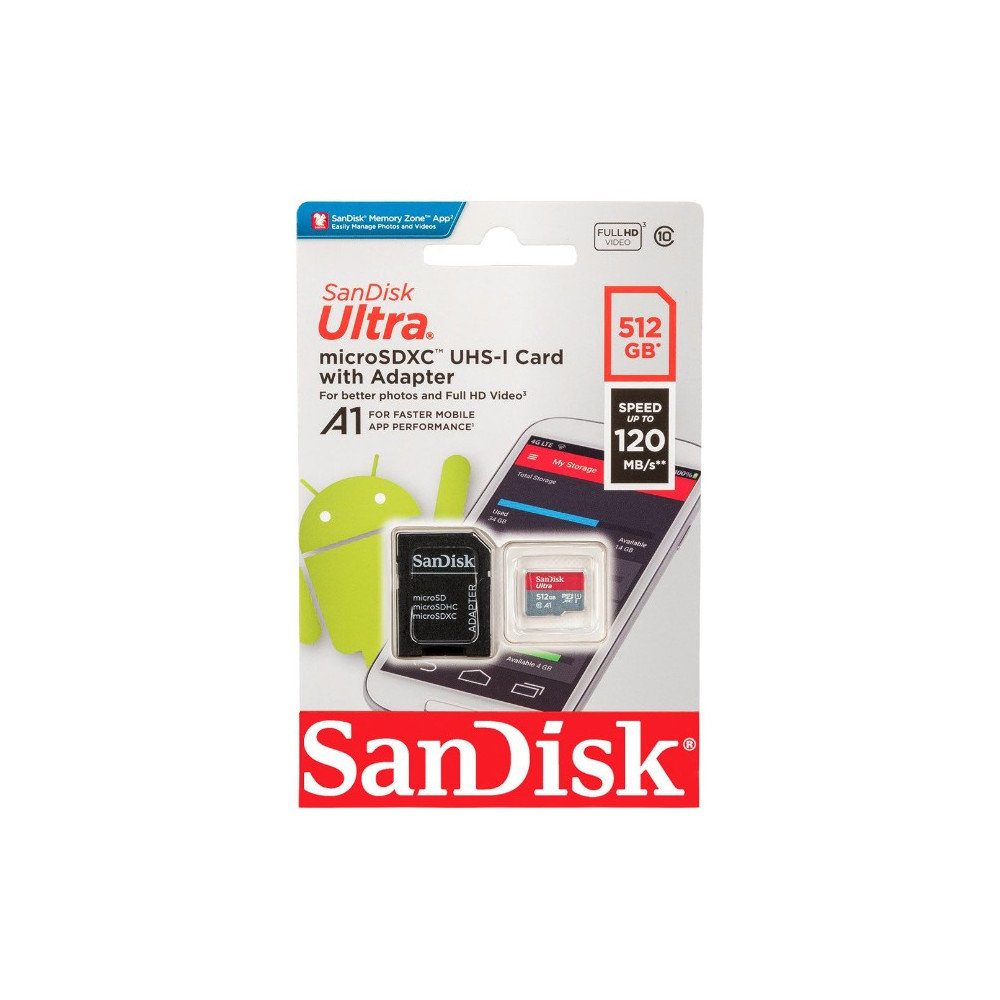 MICRO SD SANDISK 512GB NEW