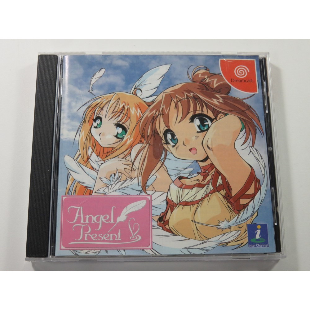 ANGEL PRESENT SEGA DREAMCAST NTSC-JPN (COMPLETE WITH SPIN CARD - GOOD CONDITION)