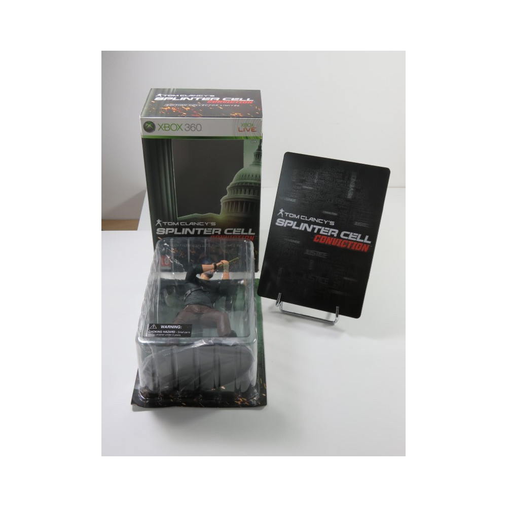 TOM CLANCY S SPLINTER CELL CONVICTION EDITION COLLECTOR LIMITEE XBOX 360 PAL-FR (COMPLET - VERY GOOD CONDITION)