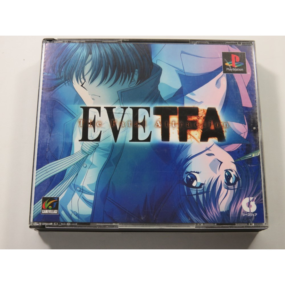 EVE THE FATAL ATTRACTION PLAYSTATION (PS1) NTSC-JPN (COMPLETE WITH SPIN CARD AND REG CARD - GREAT CONDITION)