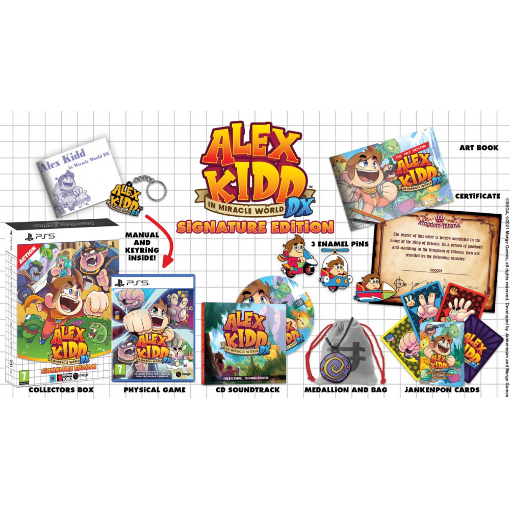 ALEX KIDD IN MIRACLE WORLD DX SIGNATURE EDITION PS5 EURO NEW