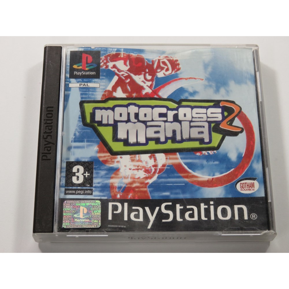 MOTOCROSS MANIA 2 PLAYSTATION (PS1) PAL-FR (SANS NOTICE - WITHOUT MANUAL)