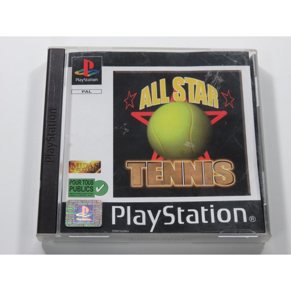 ALL STAR TENNIS PLAYSTATION (PS1) PAL-FR (COMPLETE - GOOD CONDITION)
