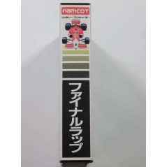 FINAL LAP NINTENDO FAMICOM NTSC-JPN (COMPLETE WITH REG CARD - GOOD CONDITION) - (BOX SLIGHTLY SUNFADE)