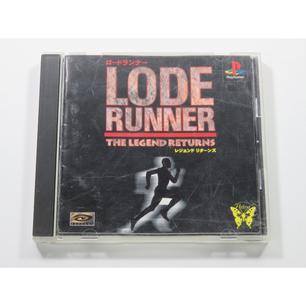 LODE RUNNER THE LEGEND RETURNS PLAYSTATION (PS1) NTSC-JPN (COMPLETE - GOOD CONDITION OVERALL)