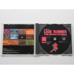 LODE RUNNER THE LEGEND RETURNS PLAYSTATION (PS1) NTSC-JPN (COMPLETE - GOOD CONDITION OVERALL)