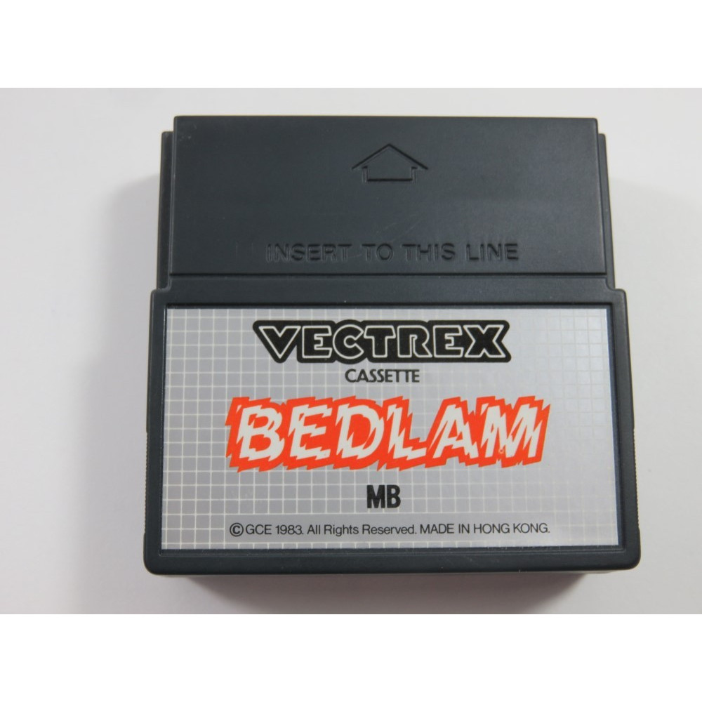 BEDLAM VECTREX (CARTRIDGE ONLY) - (WITHOUT MANUAL - BOX - OVERLAY)