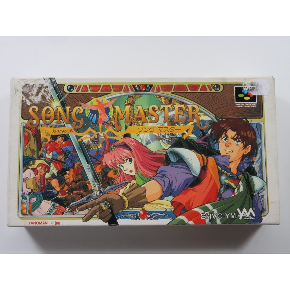 SONG MASTER SUPER FAMICOM (SFC) NTSC-JPN (COMPLETE - GOOD CONDITION OVERALL)