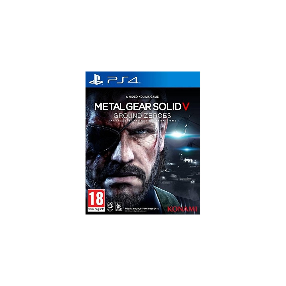 METAL GEAR SOLID GROUND ZEROES PS4 FR OCCASION