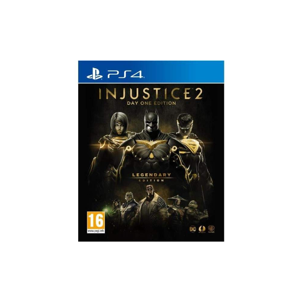 INJUSTICE 2 DAY ONE EDITION LEGENDARY STEELBOOK EDITION PS4 UK OCCASION
