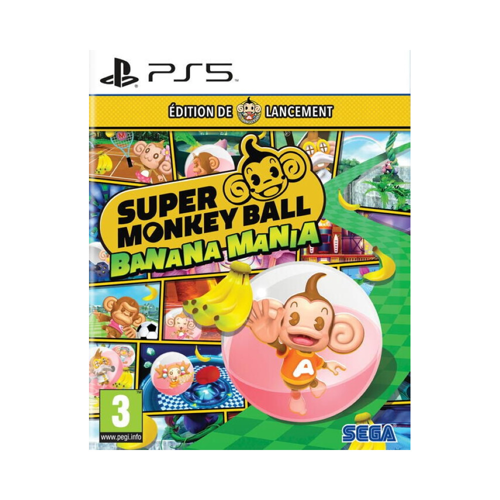 SUPER MONKEY BALL BANANA MANIA LAUNCH EDITION PS5 FR NEW