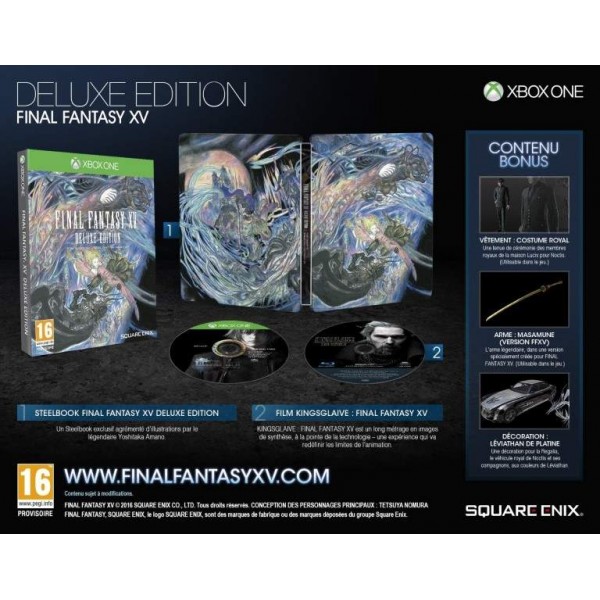 FINAL FANTASY XV DAY ONE FINAL FANTASY XV DELUXE EDITION XONE EURO FR NEWPS4 EURO FR NEW