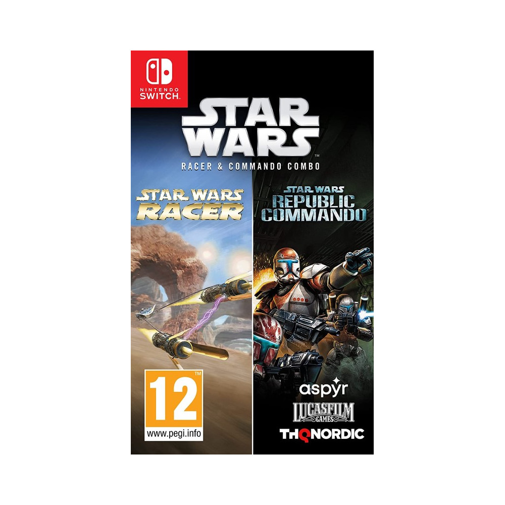 STAR WARS RACER AND COMMANDO COMBO SWITCH EURO NEW