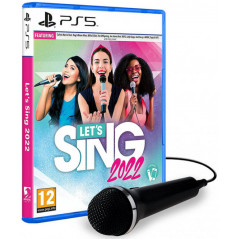LET S SING 2022 + 1 MICRO HITS FRANCAIS ET INT PS5 FR NEW