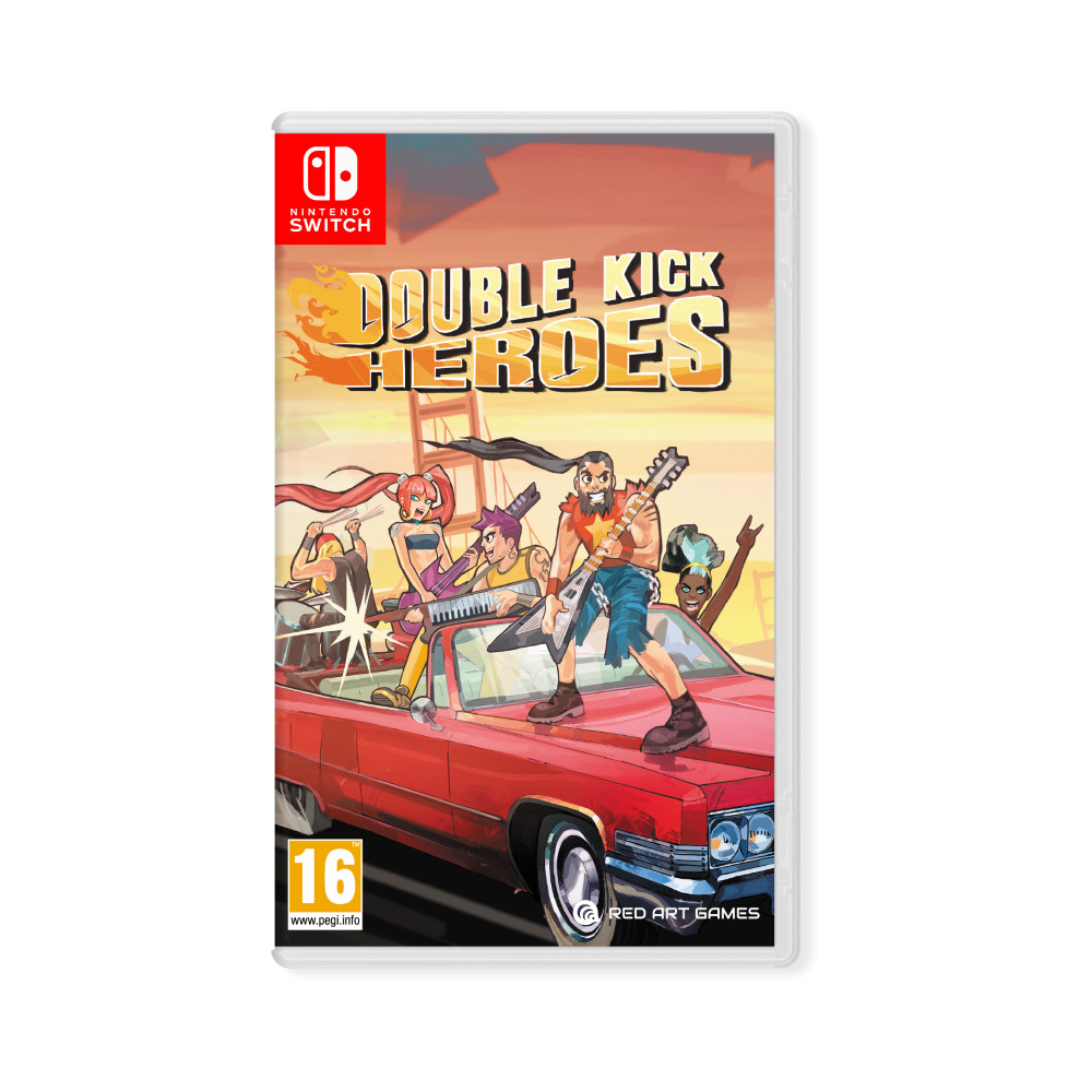 DOUBLE KICK HEROES RED ART GAMES SWITCH EURO NEW
