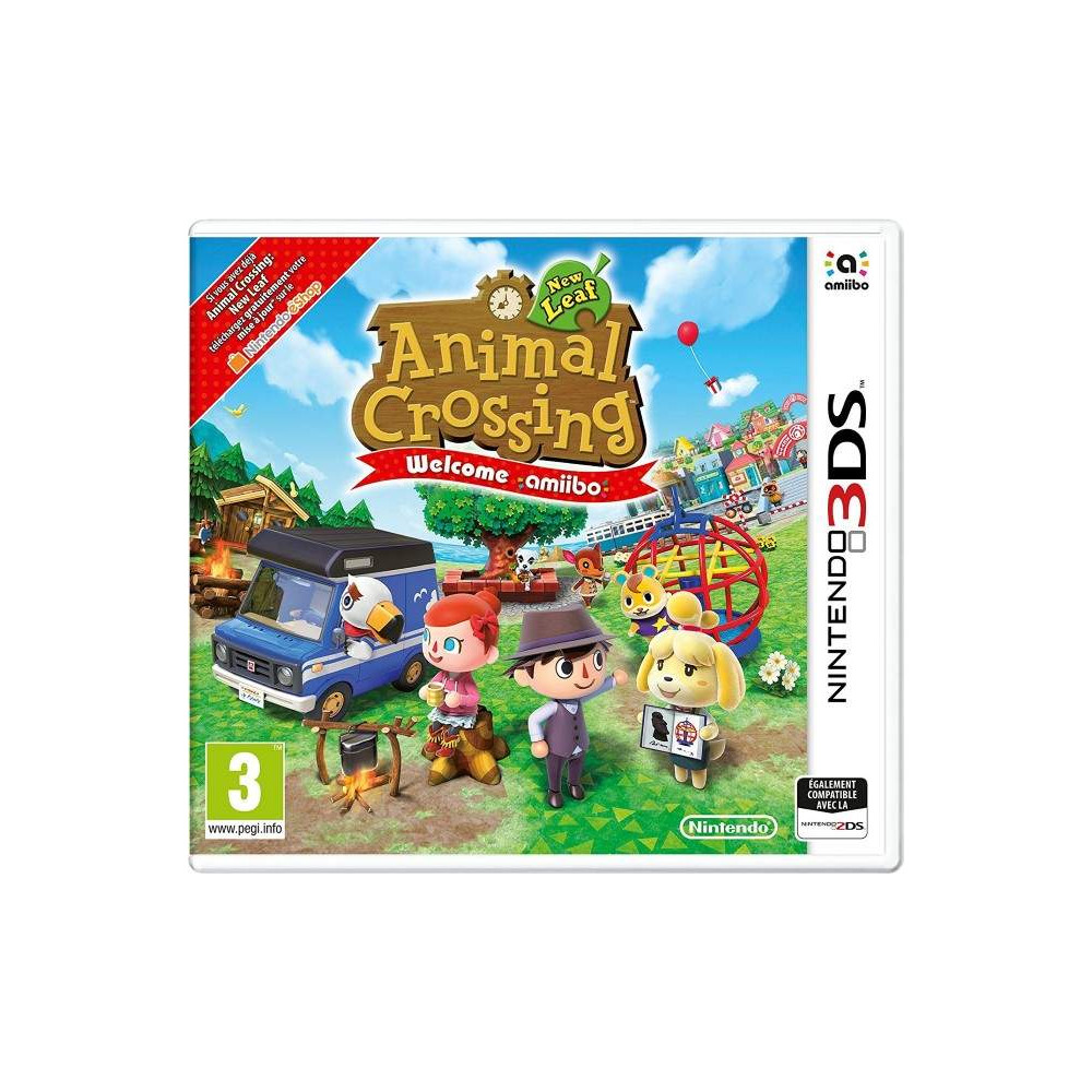 ANIMAL CROSSING NEW LEAF WELCOME AMIIBO 3DS FRANCAIS NEW