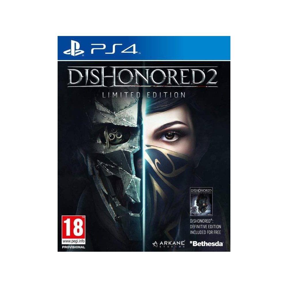 DISHONORED 2 LIMITED EDITION PS4 FRANCAIS NEW