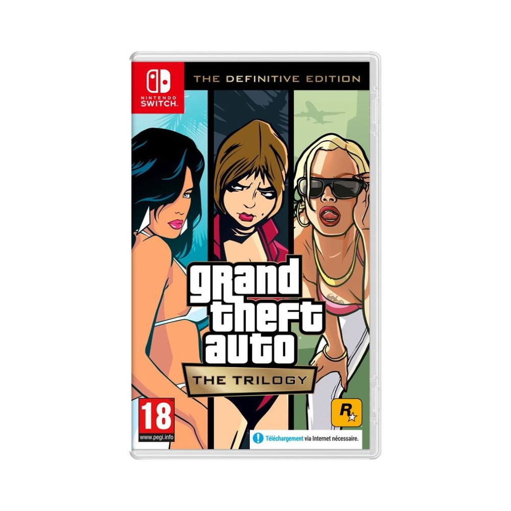 GRAND THEFT AUTO (GTA) THE TRILOGY THE DEFINITIVE EDITION SWITCH FR NEW