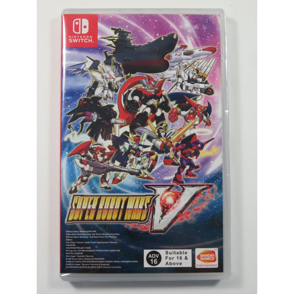 SUPER ROBOT WARS TAISEN V SWITCH ASIAN ENGLISH SUBTITLES NEW FACTORY SEALED (ENGLISH COVER)