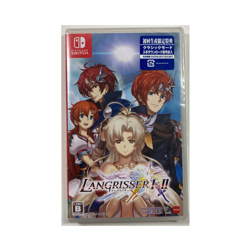 LANGRISSER I & II SWITCH JAP NEW