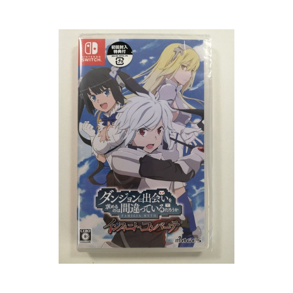 IS IT WRONG TO TRY TO PICK UP GIRLS IN A DUNGEON? INFINITE COMBATE SWITCH JAP NEW