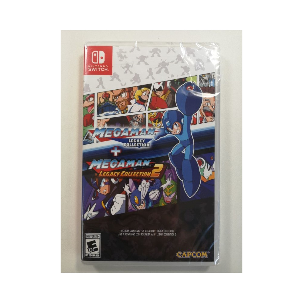 MEGAMAN LEGACY COLLECTION 1+2 SWITCH USA NEW