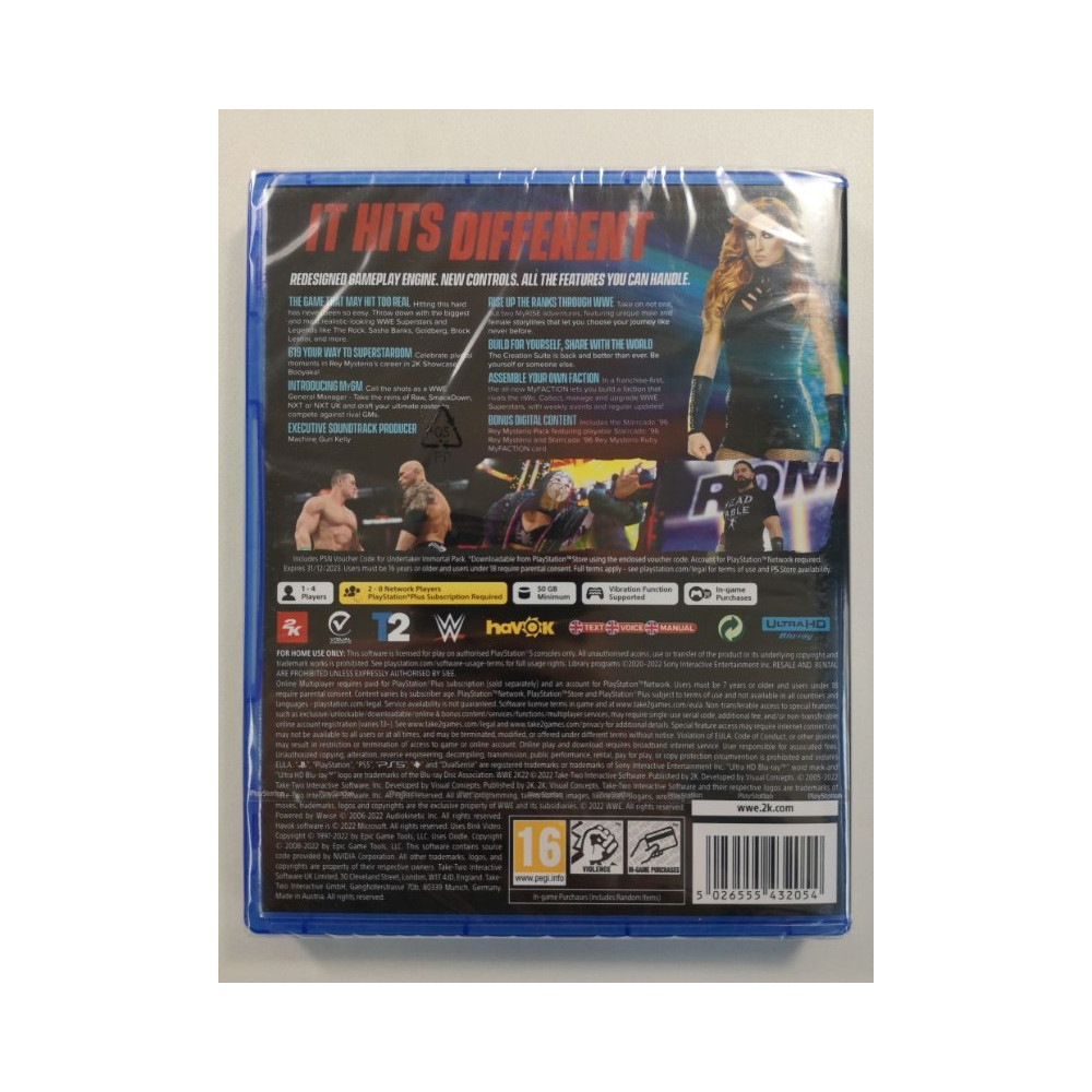 WWE 2K22 PS5 UK NEW