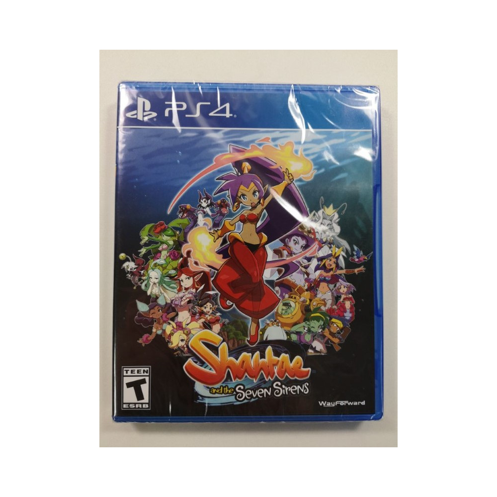 SHANTAE AND THE SEVEN SIRENS PS4 USA NEW(LIMITED RUN GAMES)