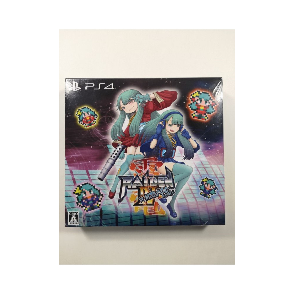 RAIDEN IV X MIKADO REMIX LIMITED EDITION PS4 JAPAN NEW