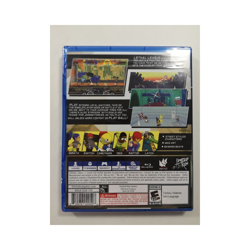 LETHAL LEAGUE PS4 US NEW
