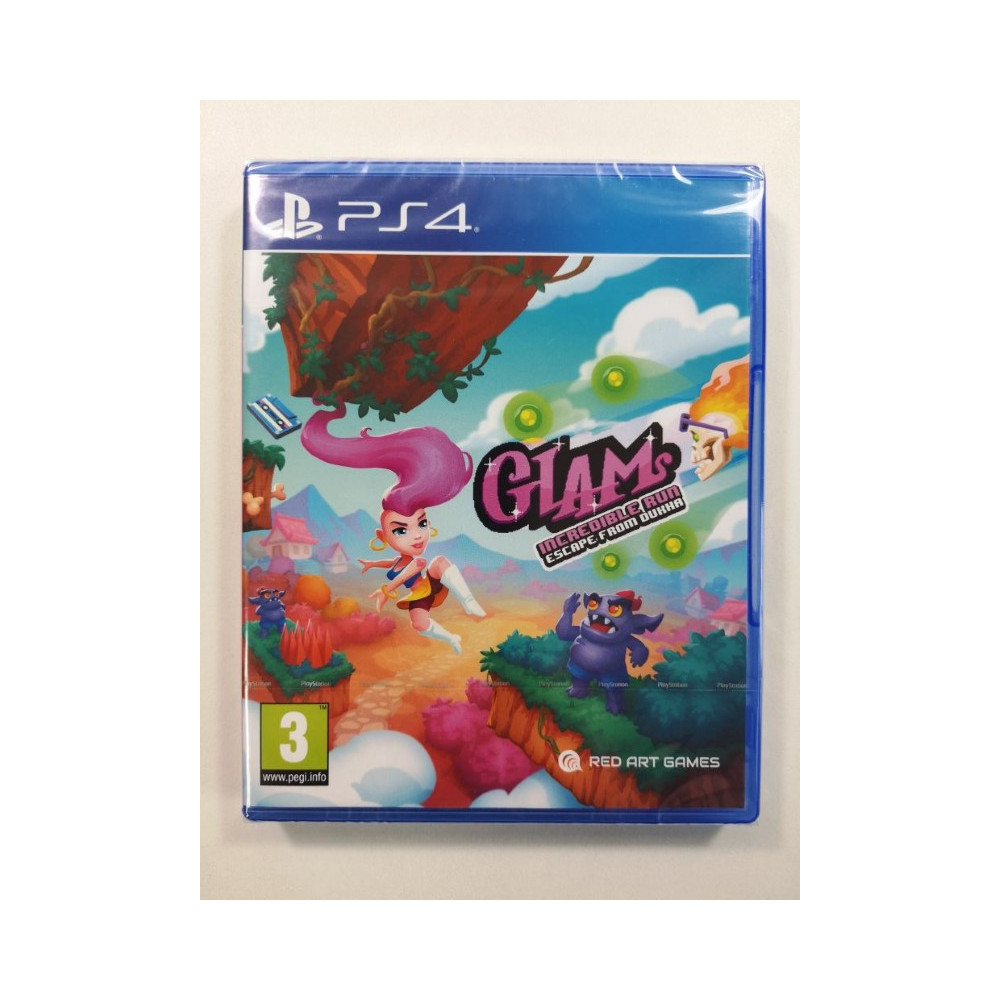 GLAM S INCREDIBLE RUN ESCAPE FROM DUKHA (999.EX) PS4 EURO NEW (RED ART GAMES)