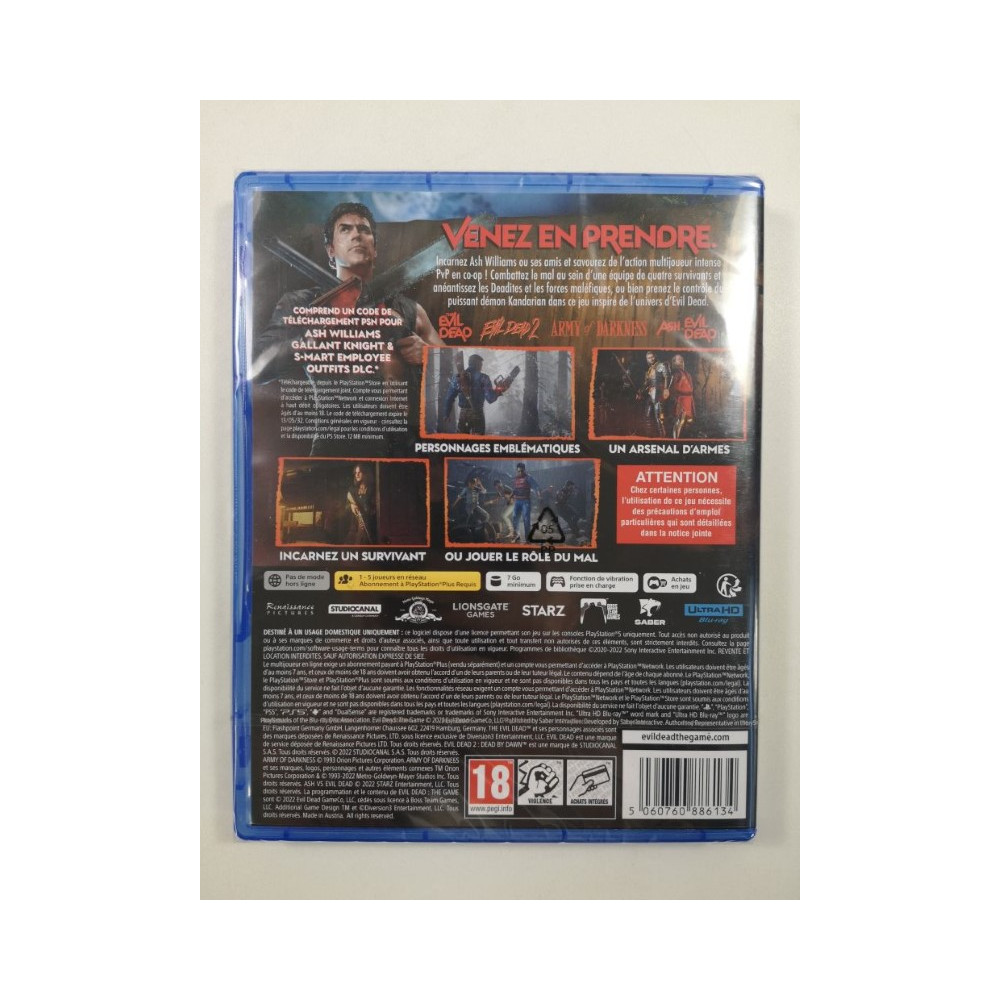 EVIL DEAD THE GAME PS5 FR NEW