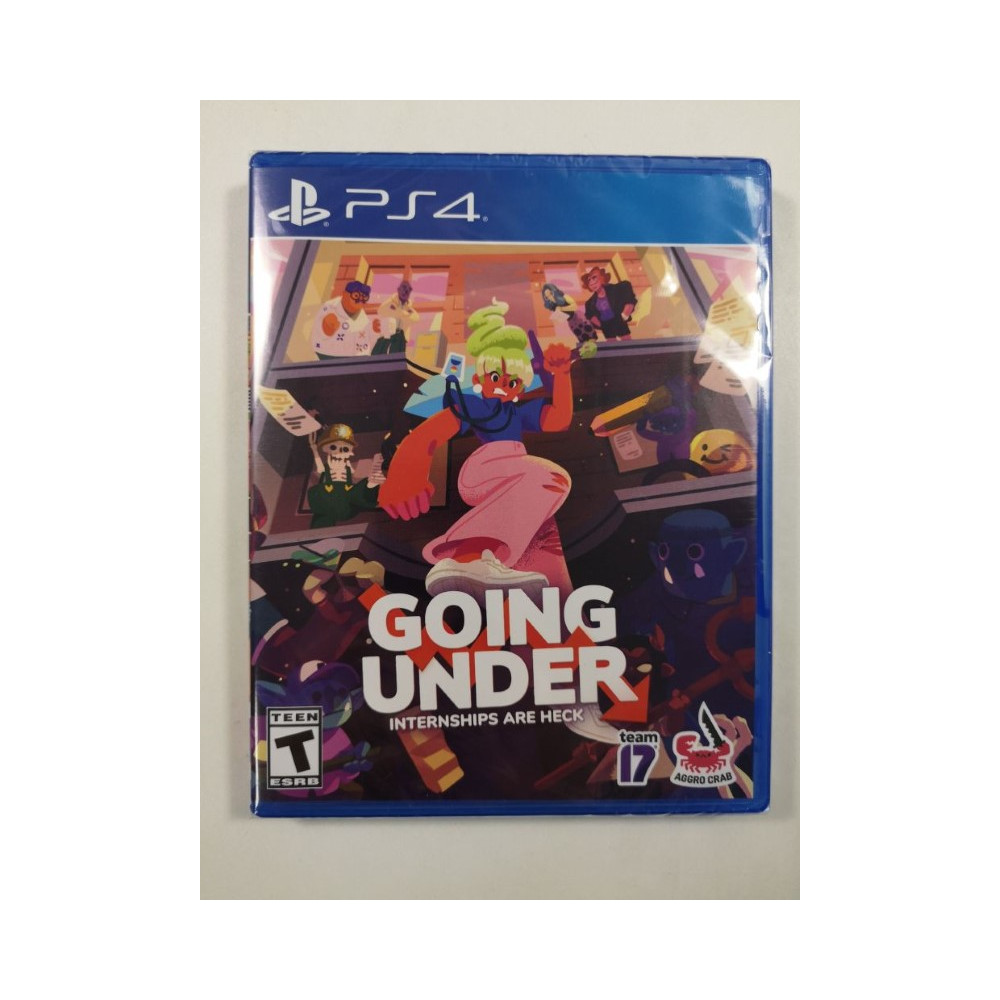 GOING UNDER INTERNSHIPS ARE HECK (LIMITED RUN) PS4 USA NEW