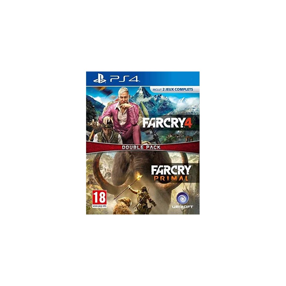 FARCRY 4 + FARCRY PRIMAL DOUBLE PACK PS4 FR NEW