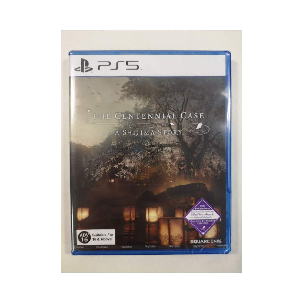 THE CENTENNIAL CASE: A SHIJIMA STORY PS5 ASIAN NEW GAME IN ENGLISH/FRANCAIS