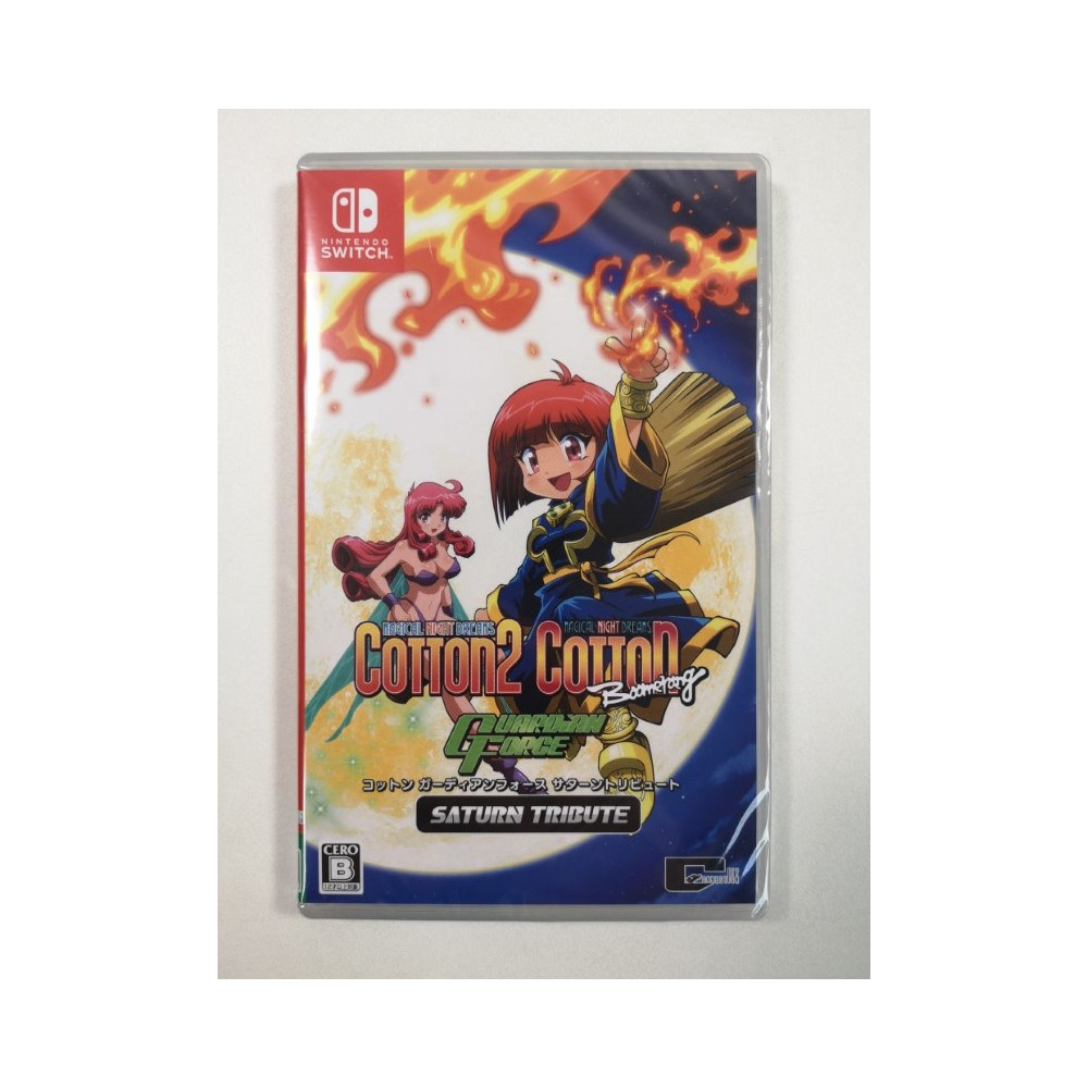 COTTON GUARDIAN FORCE SATURN TRIBUTE SWITCH JAPAN NEW GAME IN ENGLISH