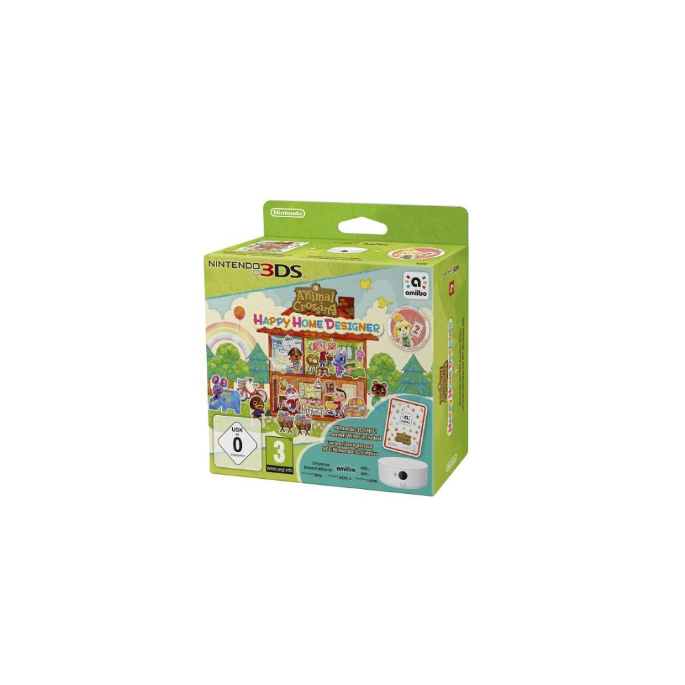 Trader Games - ANIMAL CROSSING HAPPY HOME DESIGNER LECTEUR NFC BUNDLE 3DS  FR on Nintendo 3DS