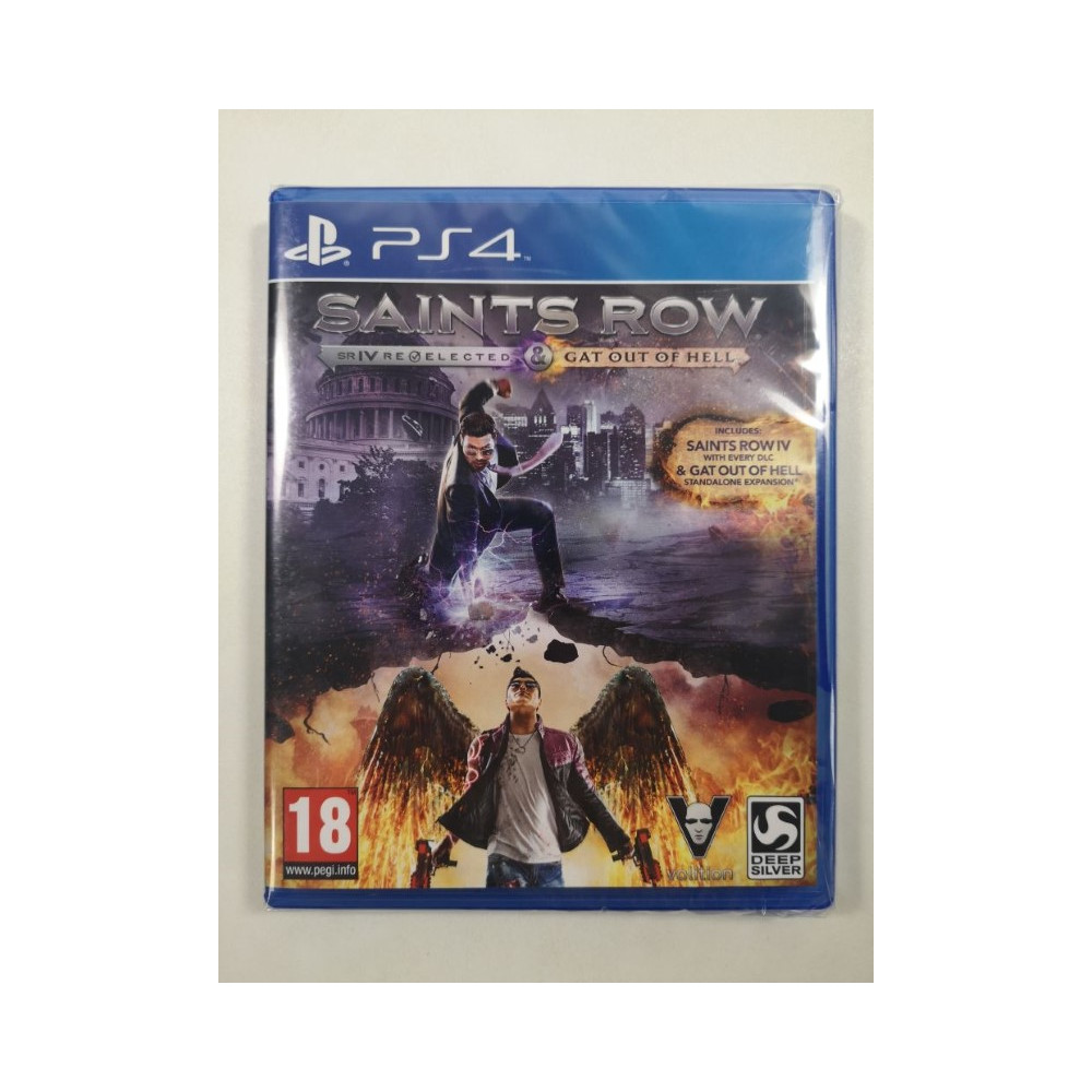 SAINTS ROW IV RE-ELECTED & GAT OUT OF HELL PS4 UK NEW