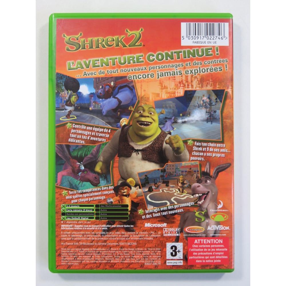 Shrek 2 best sale xbox