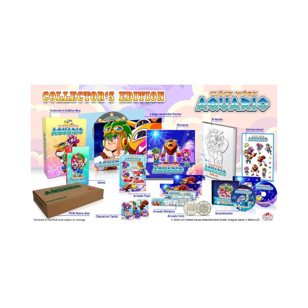 CLOCKWORK AQUARIO COLLECTOR S EDITION (2500.EX) SWITCH UK NEW (STRICTLY LIMITED)