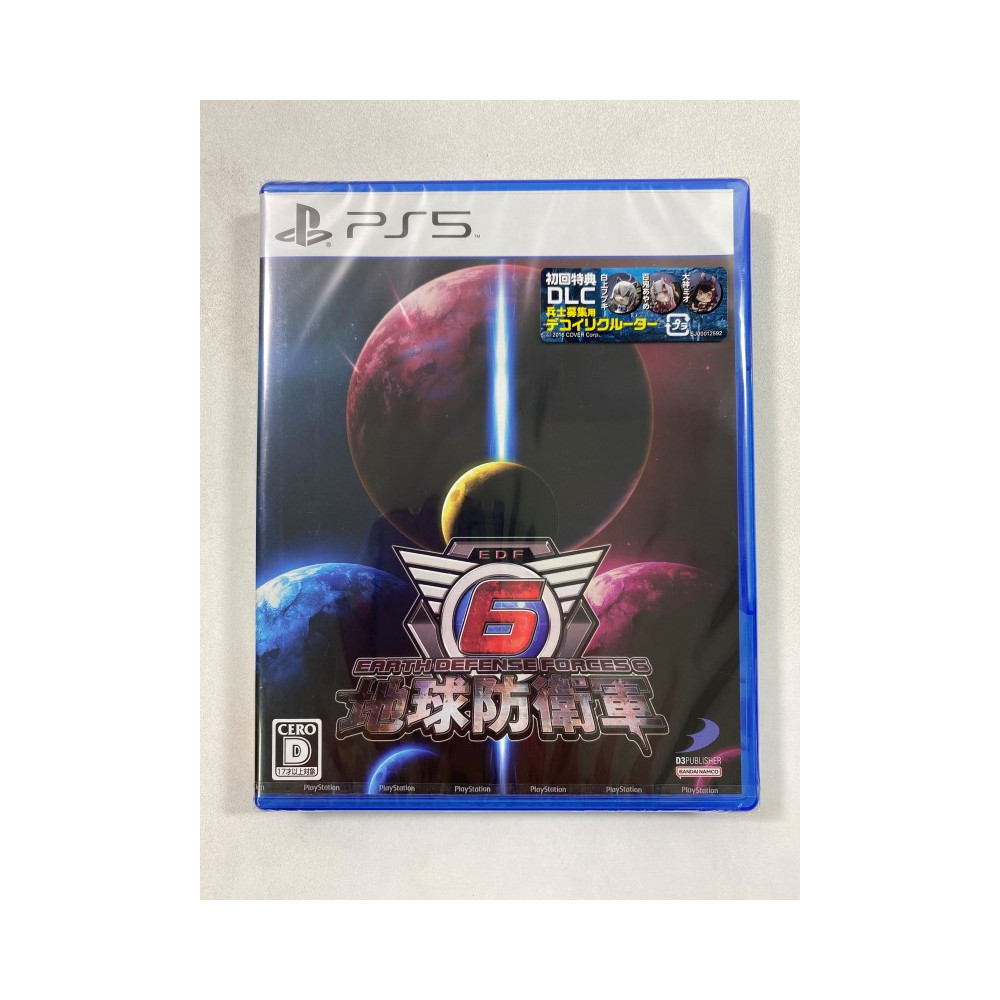 EARTH DEFENSE FORCE 6 PS5 JAPAN NEW