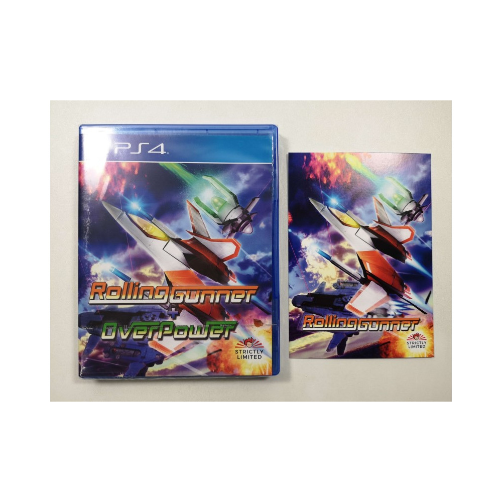 ROLLING GUNNER+OVERPOWER (STRICTLY LIMITED 1700.EX) PS4 EURO NEW (EN/JP)