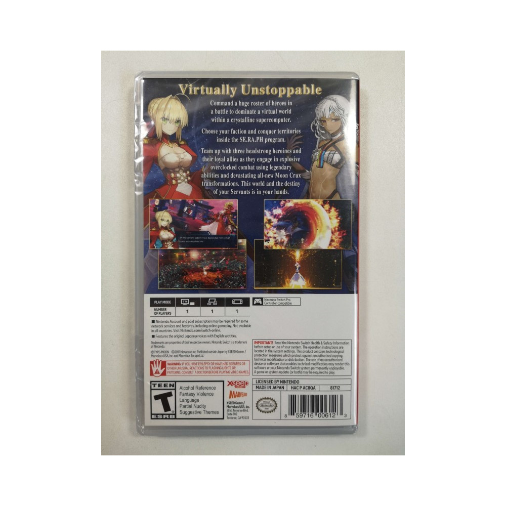 FATE EXTELLA THE UMBRAL STAR SWITCH USA NEW (EN)