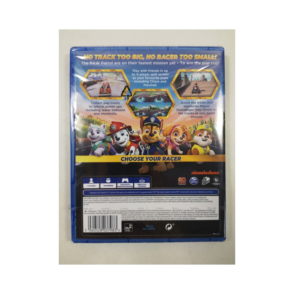 PAW PATROL GRAND PRIX PS4 UK NEW (EN/FR/DE/ES/IT/PT)