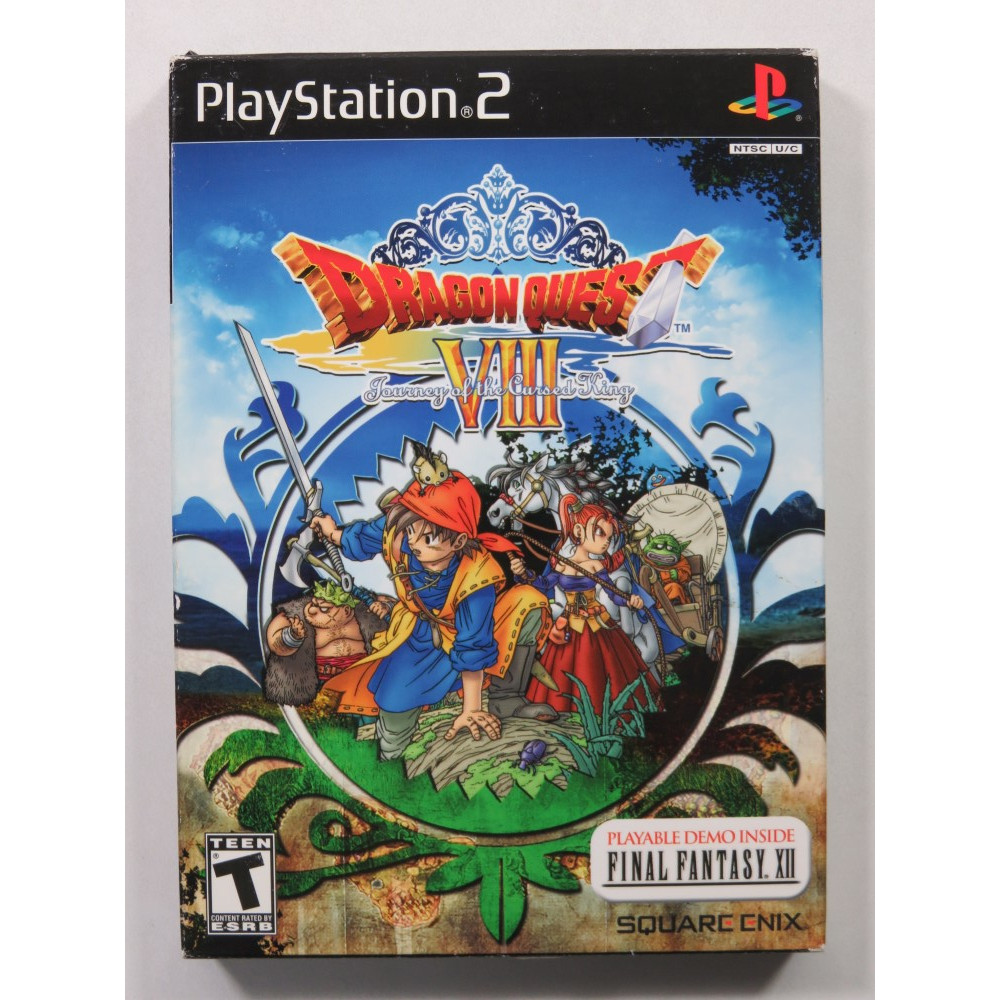 Dragon Quest VIII: Journey of the Cursed King (W/Book) - (PS2