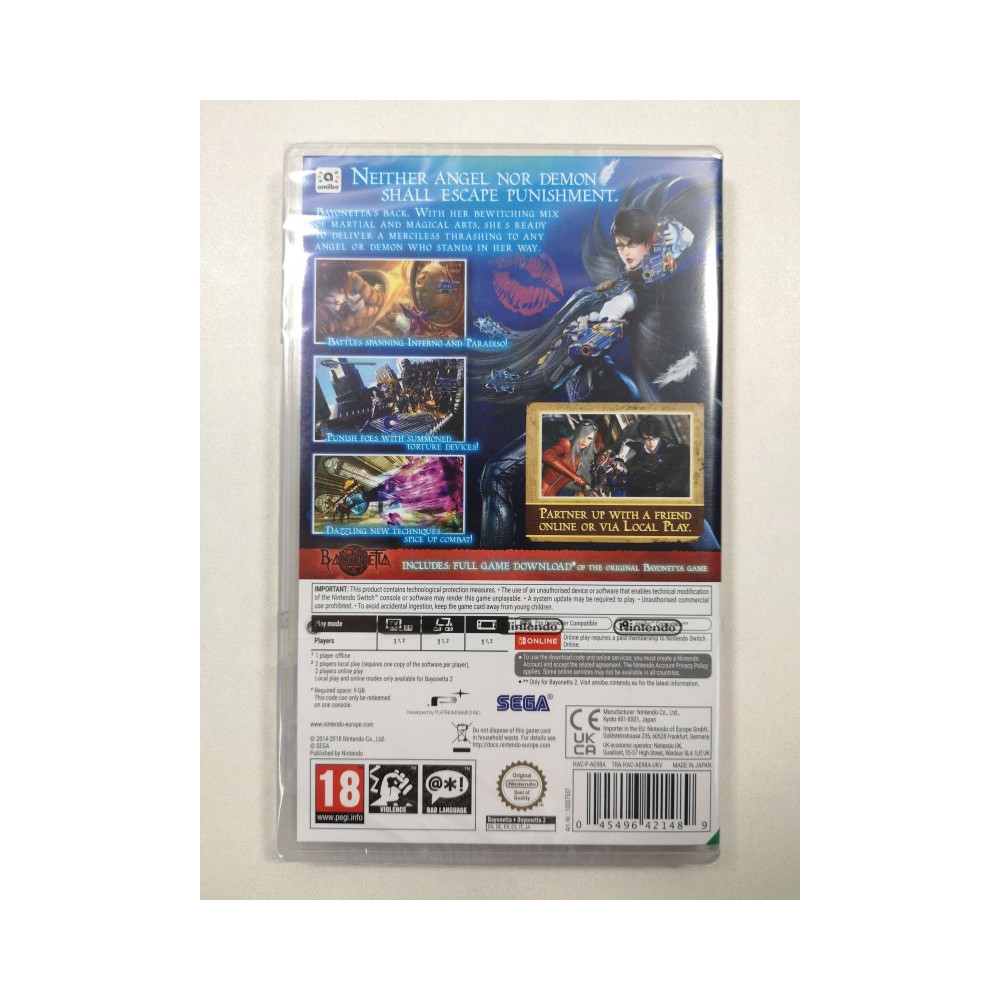 BAYONETTA 2 SWITCH UK NEW (EN/FR/DE/ES/IT)