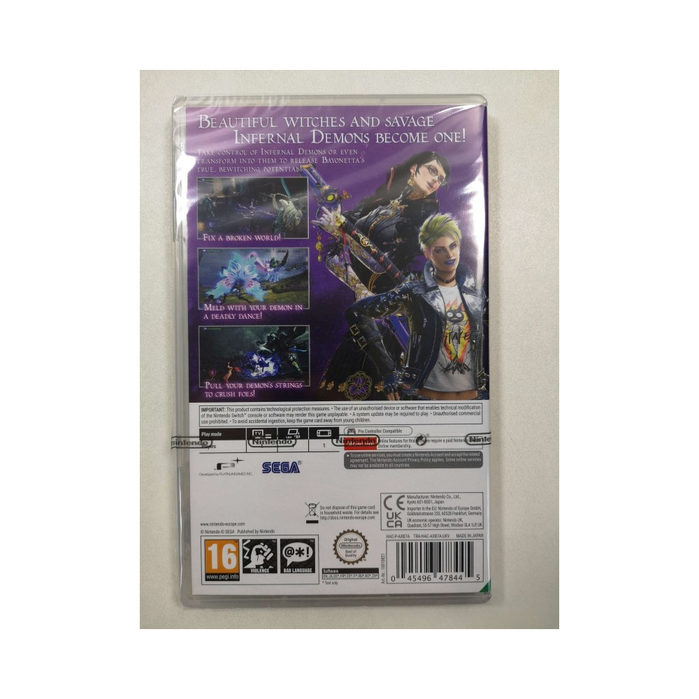 Bayonetta 3 Switch Game In EN-FR-DE-ES-IT-KR NEW Sealed Sega Action