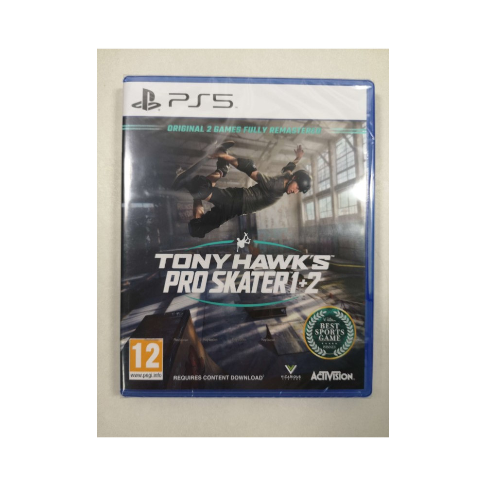 TONY HAWK S PRO SKATER 1 + 2 PS5 UK NEW (EN/FR/DE/ES/IT)